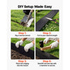 VEVOR Galvanized Steel Landscape Edging, 40 ft x 12 in Metal Edging for Landscaping with Gloves, Easy-to-Install Bendable Metal Strips, Heavy Duty Metal Garden Edge Border for Flower Bed, Yard Pathway