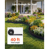 VEVOR Galvanized Steel Landscape Edging, 40 ft x 6 in Metal Edging for Landscaping with Gloves, Easy-to-Install Bendable Metal Strips, Heavy Duty Metal Garden Edge Border for Flower Bed, Yard Pathway