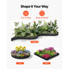 VEVOR Galvanized Steel Landscape Edging, 40 ft x 6 in Metal Edging for Landscaping with Gloves, Easy-to-Install Bendable Metal Strips, Heavy Duty Metal Garden Edge Border for Flower Bed, Yard Pathway