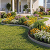 VEVOR Galvanized Steel Landscape Edging, 50 ft x 6 in Metal Edging for Landscaping with Gloves, Easy-to-Install Bendable Metal Strips, Heavy Duty Metal Garden Edge Border for Flower Bed, Yard Pathway