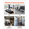VEVOR Treadmill Mat for Carpet Floor, 1/4" Thick, 36" x 72" Exercise Equipment Mat for Treadmills, Elliptical, Rowing Machine, High Density PVC Floor Protector, Waterproof and Non-slip for Home Gym