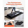 VEVOR Foldable Walking Pad Treadmill Mat, 1/4" Thick, 24" x 68" Exercise Equipment Mat for Elliptical on Carpet Hardwood Floor, High Density PVC Floor Protector, Waterproof and Non-slip for Home Gym
