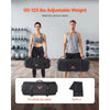 VEVOR Workout Sandbag, Heavy Duty Workout Power Bags with Handles, 50-125 lbs Adjustable Slam Bag for Fitness Strength Weight Training Cross-Training, Home Gym Exercise, Black (Unfilled)