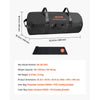 VEVOR Workout Sandbag, Heavy Duty Workout Power Bags with Handles, 125-200 lbs Adjustable Slam Bag for Fitness Strength Weight Training Cross-Training, Home Gym Exercise, Black (Unfilled)