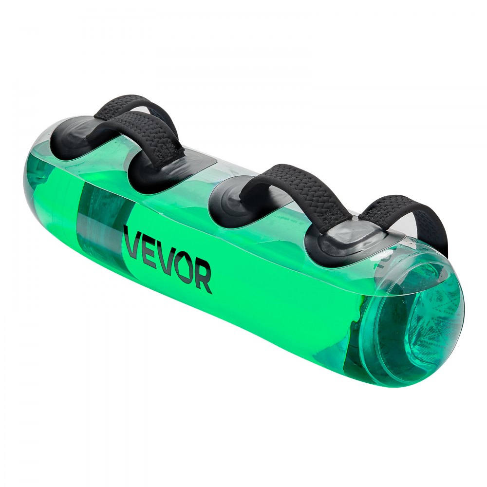 VEVOR Water Weights Aqua Bag, Large Aqua Bags for Workout, 50 lbs Adjustable Portable Stability Fitness & Full Body Exercise Equipment, for Strength Core and Balance Training, Home Gym Exercise, Clear