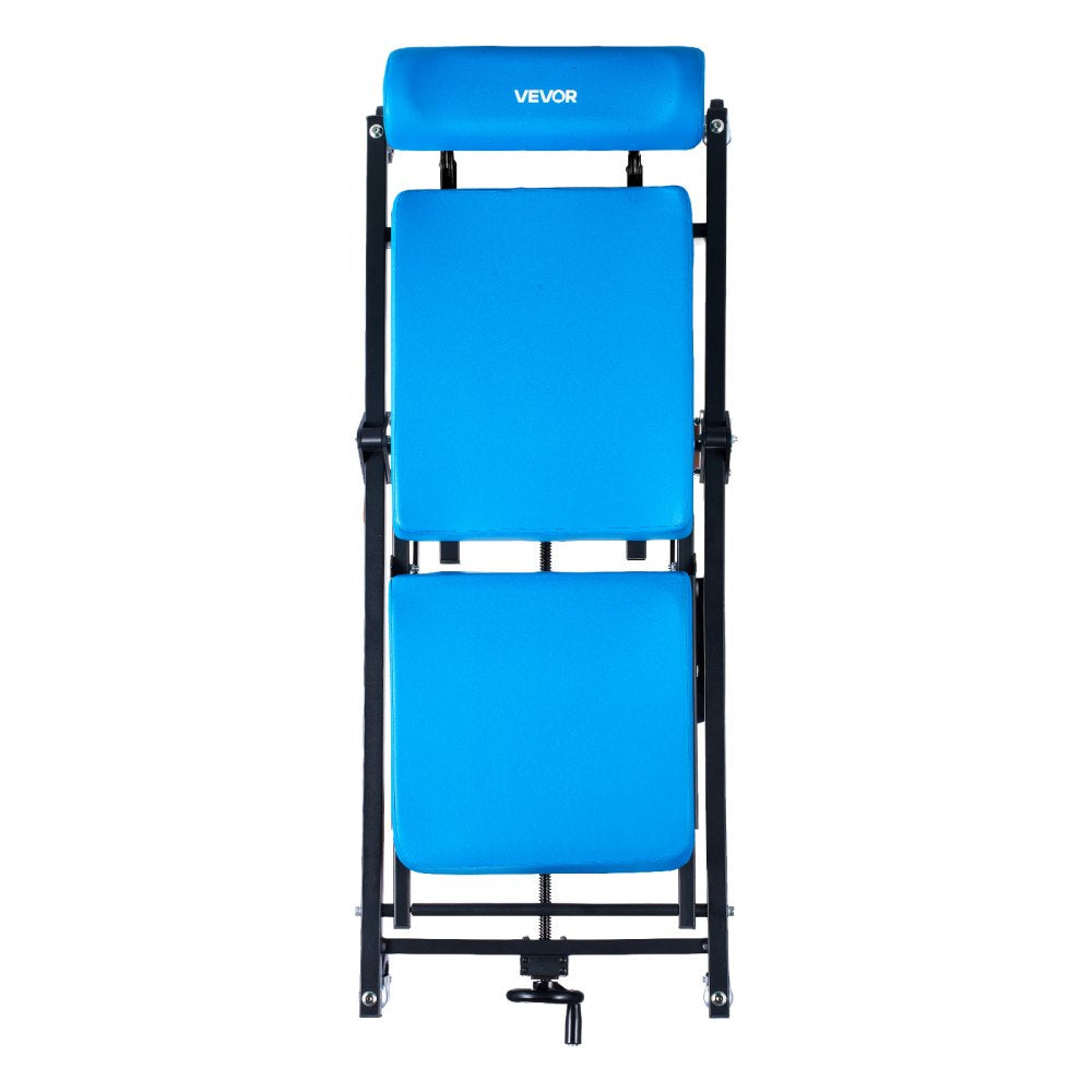 VEVOR 48 in Height Adjustable Mechanic Creeper, 570 lbs Under Car Rolling Garage Creeper Seat with Adjustable Backrest & Headrest, Padded Shop Chair for Auto & Aircraft Repair