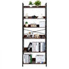 VEVOR Industrial Bookshelf, 6-Tier, Vintage Ladder Shelf Bookshelves and Bookcases, with Metal Frame, Book Organizer with Open Shelves, for Living Room, Bedroom, Kitchen, Home Office, Rustics Brown