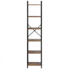 VEVOR Metal Bookshelf, 6-Tier Industrial Bookcase, Tall Narrow Rustic Vintage Storage Bookshelf with Open Shelves, Freestanding Display Shelving Unit Storage Rack, for Living room, Bedroom & Office