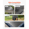 VEVOR Metal Roof Panels, 20Pcs 99 sq.ft. Galvanized Steel Roofing Panels, High Impact Corrugated Tin Gazebo Top with Screws, Gloves, Heavy Duty for Gazebos, Chicken Coop Sheds Stables Patio, Gray