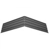 VEVOR Metal Roof Panels, 20Pcs 99 sq.ft. Galvanized Steel Roofing Panels, High Impact Corrugated Tin Gazebo Top with Screws, Gloves, Heavy Duty for Gazebos, Chicken Coop Sheds Stables Patio, Gray