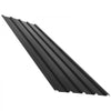 VEVOR Metal Roof Panels, 25Pcs 176 sq.ft. Galvanized Steel Roofing Panels, High Impact Corrugated Tin Gazebo Top with Screws, Gloves, Heavy Duty for Gazebos, Chicken Coop Sheds Stables Patio, Black
