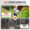 VEVOR Garden Fence, 24in(H) x11ft(L) Animal Barrier Fence, Underground Decorative Garden Fencing with 2 Inch Spike Spacing, Metal Dog Fence for the Yard and Outdoor Patio, 10 Pack