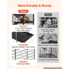 VEVOR Metal Small Animal Cage 50"H 5-Tier Rolling Ferret Cage On Wheels, 0.55" Wire Spacing Large Cages with Hammock, Ramps, Tray & Doors for Ferret, Chinchilla, Sugar Glider, Guinea Pig & Rabbit