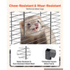 VEVOR Metal Small Animal Cage 50"H 5-Tier Rolling Ferret Cage On Wheels, 0.55" Wire Spacing Large Cages with Hammock, Ramps, Tray & Doors for Ferret, Chinchilla, Sugar Glider, Guinea Pig & Rabbit