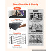VEVOR Metal Small Animal Cage 37.8"H 3-Tier Rolling Ferret Cage On Wheels, 0.55" Wire Spacing Large Cages with Ramps, Platform, Tray & Doors for Ferret, Chinchilla, Sugar Glider, Guinea Pig & Rabbit