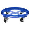VEVOR 55 Gallon Drum Dolly, 2000 lbs Load Capacity, Heavy-Duty Barrel Dolly with Cross Braces and 4 Swivel Caster Wheels, Non Tipping Hand Truck Capacity Dollies for Warehouse Drum Handling, Blue