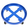 VEVOR 55 Gallon Drum Dolly, 2000 lbs Load Capacity, Heavy-Duty Barrel Dolly with Cross Braces and 4 Swivel Caster Wheels, Non Tipping Hand Truck Capacity Dollies for Warehouse Drum Handling, Blue