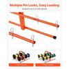 VEVOR Wire Spool Rack, 100 lbs Capacity, Smart Hand Caddy, Heavy-Duty Steel Wire Dispenser Holder for Up to 8 Spools, MAX 9.45 in Diameter, Easy Lift Design for Electrical Industrial and Retail Use
