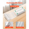 VEVOR Vacuum Sealer Bags, 2 Rolls 11 In x 50 Ft, Non-BPA Food Grade Seal A Meal Bags, Customizable Freezer-friendly Vac Sealing Bag for Food Saver, Food Storage Vacuum Bags for Meal Prep or Sous Vide