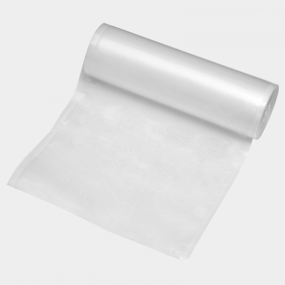 VEVOR Vacuum Sealer Bags, 2 Rolls 11 In x 50 Ft, Non-BPA Food Grade Seal A Meal Bags, Customizable Freezer-friendly Vac Sealing Bag for Food Saver, Food Storage Vacuum Bags for Meal Prep or Sous Vide