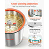 VEVOR 15 Gallon Vacuum Chamber, Aluminum Alloy, Vacuum Degassing Chamber with Tempered Glass Lid, Hose, Air Filter, for Resin Casting, Stabilizing Wood, Degassing Silicone, Epoxies, Essential Oils