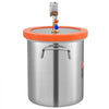 VEVOR 5 Gallon Vacuum Chamber, Upgraded Tempered Glass Lid Vacuum Degassing Chamber, 304 Stainless Steel Chamber, for Stabilizing Wood, Resin Degassing, Silicone Degassing and Plaster Degassing