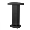VEVOR Podium Stand, 42 inch Wooden Lectern Laptop Desk with Storage Shelf, for Schools, Churches and Events, Presentation Lectern Stand with Storage Shelf, Three-Sided Panels, Fixed Base, Book Stop