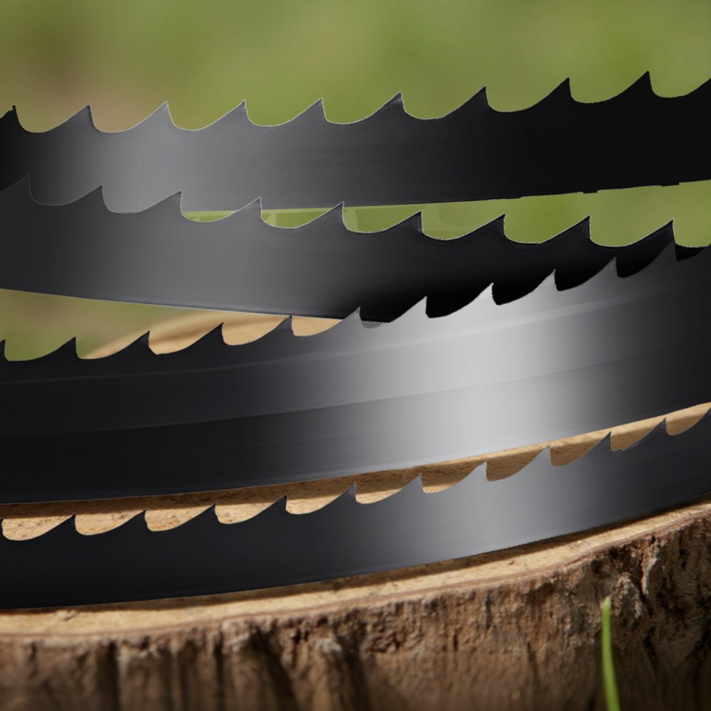 VEVOR Bandsaw Blade, 60 Inch Length, 6 TPI Band Saw Blade with 15 HRC Hardened Sharp Teeth, SK5 High-Strength Carbon Steel, 0.25 Inch Width, Replacement for Major Woodworking Band Saw Brands, 1 Pack