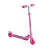 VEVOR Kick Scooter for Kids Ages 3+, 2-Wheel Toddler Scooter with Light-Up Wheels, Adjustable Height Handlebar, Wide Anti-Slip Deck, Foldable Lightweight Frame for Boys & Girls up to 110 lbs, Pink