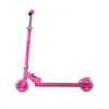 VEVOR Kick Scooter for Kids Ages 3+, 2-Wheel Toddler Scooter with Light-Up Wheels, Adjustable Height Handlebar, Wide Anti-Slip Deck, Foldable Lightweight Frame for Boys & Girls up to 110 lbs, Pink