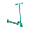VEVOR Kick Scooter for Kids Ages 3+, 2-Wheel Toddler Scooter with Light-Up Wheels, Adjustable Height Handlebar, Wide Anti-Slip Deck, Foldable Lightweight Frame for Boys & Girls up to 110 lbs, Green