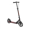 VEVOR Kick Scooter for Kids Ages 8+, Teens & Adults, 2-Wheel Toddler Scooter with Height Adjustable Handlebar, Wide Anti-Slip Deck, Foldable Lightweight Frame for Boys & Girls up to 220 lbs, Black
