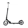 VEVOR Kick Scooter for Kids Ages 8+, Teens & Adults, 2-Wheel Toddler Scooter with Adjustable Height Handlebar, Wide Anti-Slip Deck, Foldable Lightweight for Boys & Girls up to 220 lbs, Black + Silver