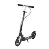 VEVOR Kick Scooter for Kids Ages 8+, Teens & Adults, 2-Wheel Toddler Scooter with Adjustable Height Handlebar, Wide Anti-Slip Deck, Foldable Lightweight for Boys & Girls up to 220 lbs, Black + Silver