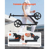 VEVOR Kick Scooter for Kids Ages 8+, Teens & Adults, 2-Wheel Toddler Scooter with Adjustable Height Handlebar, Wide Anti-Slip Deck, Foldable Lightweight for Boys & Girls up to 220 lbs, Black + Purple