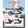 VEVOR Kick Scooter for Kids Ages 8+, Teens & Adults, 2-Wheel Toddler Scooter with Adjustable Height Handlebar, Wide Anti-Slip Deck, Foldable Lightweight for Boys & Girls up to 220 lbs, Black + Blue