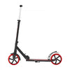 VEVOR Kick Scooter for Kids Ages 8+, Teens & Adults, 2-Wheel Toddler Scooter with Adjustable Height Handlebar, Wide Anti-Slip Deck, Foldable Lightweight for Boys & Girls up to 220 lbs, Black + Red