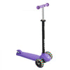 VEVOR Kick Scooter for Kids Ages 3+, 3-Wheel Toddler Scooter with Light-Up Wheels, Adjustable Height Handlebar, Wide Anti-Slip Deck, Lightweight Aluminum Frame for Boys & Girls up to 165 lbs, Purple