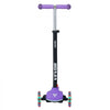 VEVOR Kick Scooter for Kids Ages 3+, 3-Wheel Toddler Scooter with Light-Up Wheels, Adjustable Height Handlebar, Wide Anti-Slip Deck, Lightweight Aluminum Frame for Boys & Girls up to 165 lbs, Purple