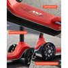 VEVOR Kick Scooter for Kids Ages 3+, 3-Wheel Toddler Scooter with Light-Up Wheels, Adjustable Height Handlebar, Wide Anti-Slip Deck, Lightweight Aluminum Frame for Boys & Girls up to 165 lbs, Red