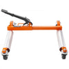VEVOR Wheel Dolly, 1 Set Wheel Dolly Car Skate, Heavy Duty Vehicle Positioning with Ratcheting Foot Pedal, Ratchet Type Tire Skate Tire Jack for Car Truck RV Trailer, 1500 LBS