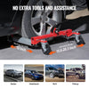 VEVOR Wheel Dolly, Max Capacity 1500 Lbs Car Dolly, Car Jack Dolly Lifter with Wheels, Heavy Duty Vehicle Positioning Ratchet Tire Jack, for Vehicle Car Auto Repair Moving