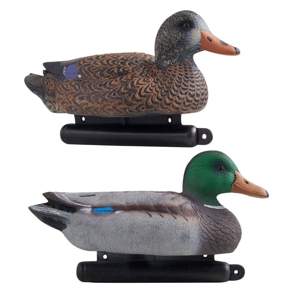 VEVOR Duck Decoys, Realistic Floating Duck Decoys, Weight Forward Swim, Plastic Duck Hunting Decoy Outdoor for Hunting, for Pool, Pond, and Lake, Garden Yard Decoration, Easy to Carry and Use, 6-Pack