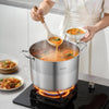 VEVOR Stainless Steel Stock Pot, 16-Quart Stainless Steel Stockpot with Glass Lid, PFOA-Free, PFAS-Free, Compatible with Gas Stoves, Induction Cooktops, Electric Stoves, for Soups, Stews, and Pasta