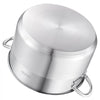VEVOR Stainless Steel Stock Pot, 8-Quart Stainless Steel Stockpot with Glass Lid, PFOA-Free, PFAS-Free, Compatible with Gas Stoves, Induction Cooktops, Electric Stoves, for Soups, Stews, and Pasta