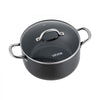 VEVOR Aluminum Stock Pot, 8-Quart Nonstick Ceramic Coated Pot with Glass Lid, PFOA-Free, PFAS-Free, Compatible with Gas Stoves, Induction Cooktops, Electric Stoves, for Soups, Stews, and Pasta