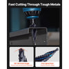 VEVOR Step Drill Bit, 3/16 to 7/8 inch, 1/4 inch Hex Shank, TiAlN Coating Cobalt HSS High Speed Steel, Four Spiral Flute Step Bit for Metal, Stainless Steel, Aluminum, Wood, Plastic, Fiberglass