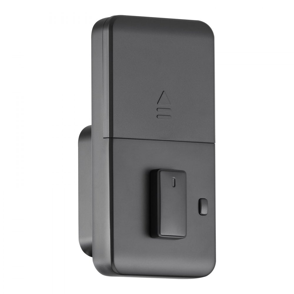 VEVOR Fingerprint Door Lock Set, Electronic Biometric Deadbolt Keyless Entry Door Lock with Handle, Pioneering Easy-Grip Design, Auto Locking, One-Time Code, Anti-Peeking Password, Matte Black