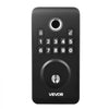 VEVOR Fingerprint Door Lock Set, Electronic Biometric Deadbolt Keyless Entry Door Lock with Handle, Pioneering Easy-Grip Design, Auto Locking, One-Time Code, Anti-Peeking Password, Matte Black