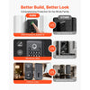 VEVOR Fingerprint Door Lock, Electronic Biometric Deadbolt with Pioneering Easy-Grip Design, Auto Locking, One-Time Code, Anti-Peeking Password, Keyless Entry Door Lock for Home Use, Matte Black